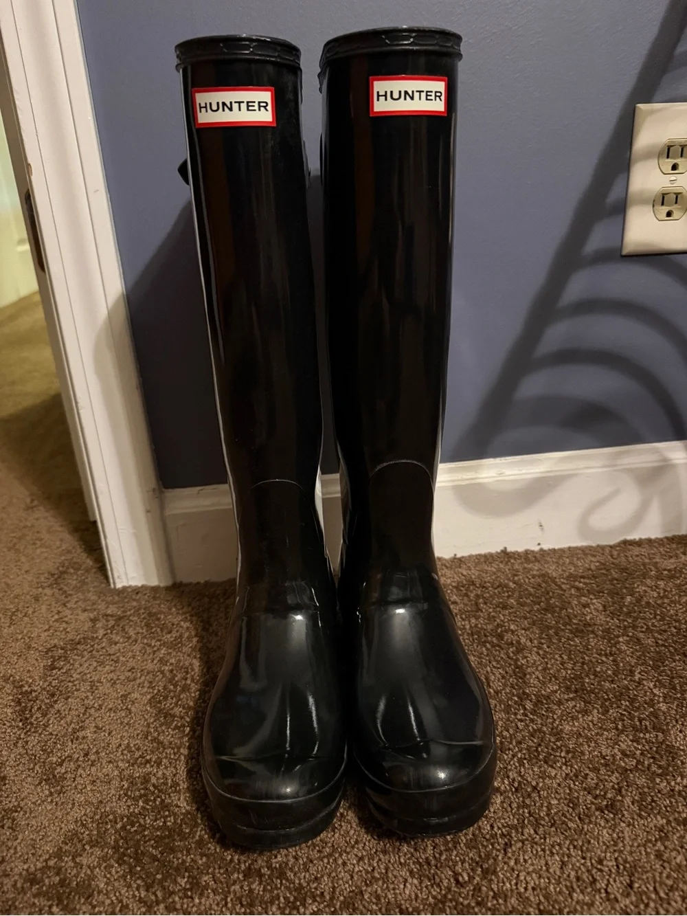 Hunter Rain Tall Boots - Size 8